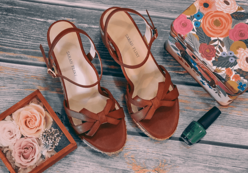Sarah Flint shoes review - Cats & Coffee by Christine Csencsitz1 - Cats & Coffee Sarah Flint Wedge heels for women - The Mirjana Wedge 80