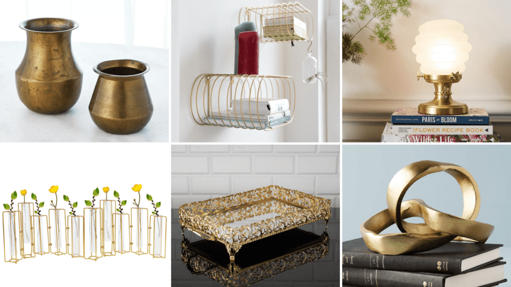 Gold Home Decor Accents - Cats & Coffee 3 - Cats & Coffee Gold Accent Decor
