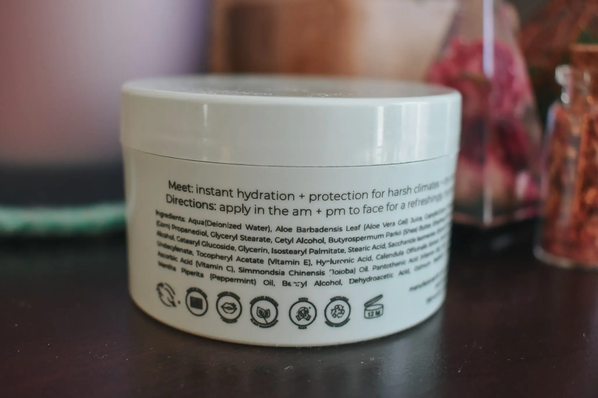 Miami Beach Bum's Ski Bum Face Cream Review7-min - Cats & Coffee Miami Beach Bum ingredients list