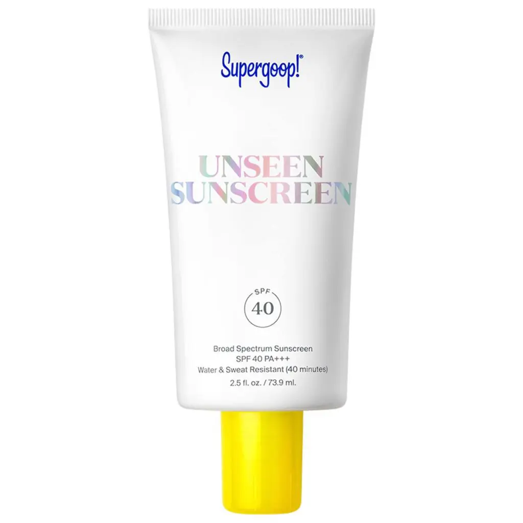 Best Sellers of 2022 2 - Cats & Coffee Supergoop! Unseen Sunscreen