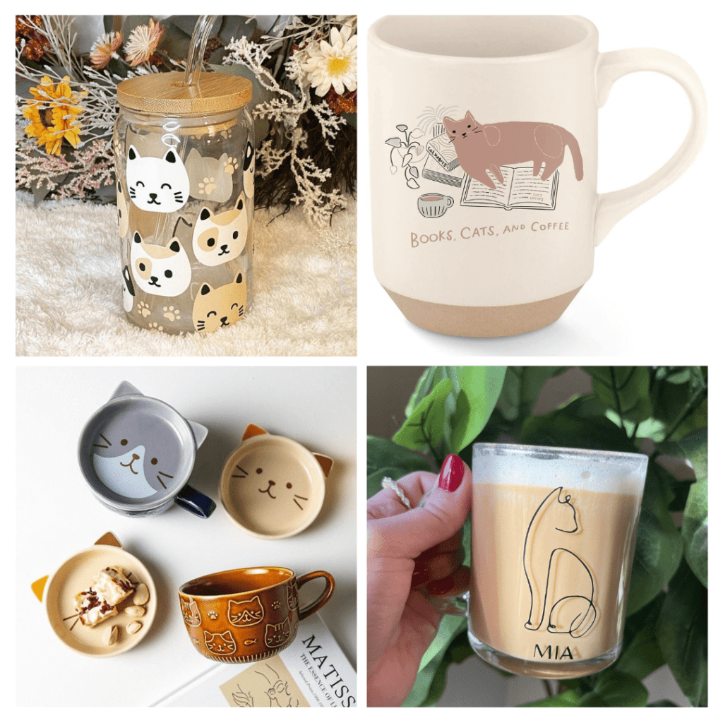 Cat Coffee Mugs - Cat Mom Life 1 - Cats & Coffee Cat Coffee Mugs for the Cats & Coffee Lover