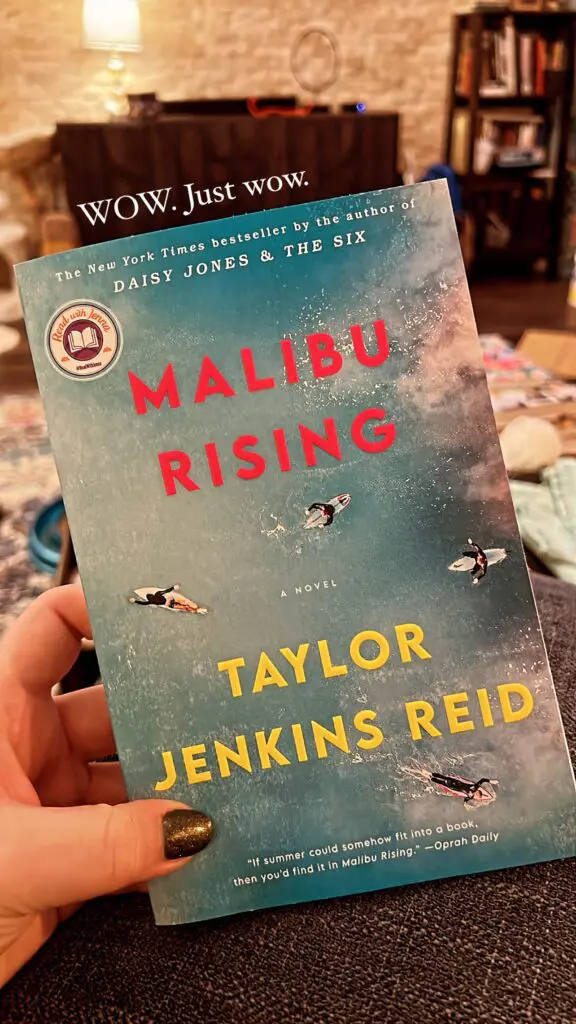Malibu Rising by Taylor Jenkins Reid - Cats & Coffee Malibu Rising by Taylor Jenkins Reid