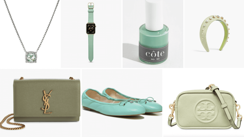 Light Green Aesthetic Outfit Accessories 