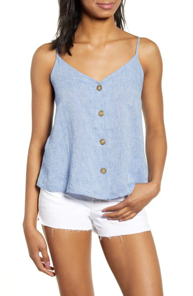 B.P. Linen Blend Camisole Top (.98) - Cats & Coffee B.P. Linen Blend Camisole Top (.98)