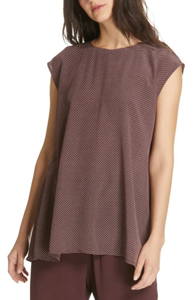c3dde1d1-0c6c-4774-9cd4-0cd02cd5ea53 - Cats & Coffee Eileen Fisher Silk Crêpe de Chine Top (.10)
