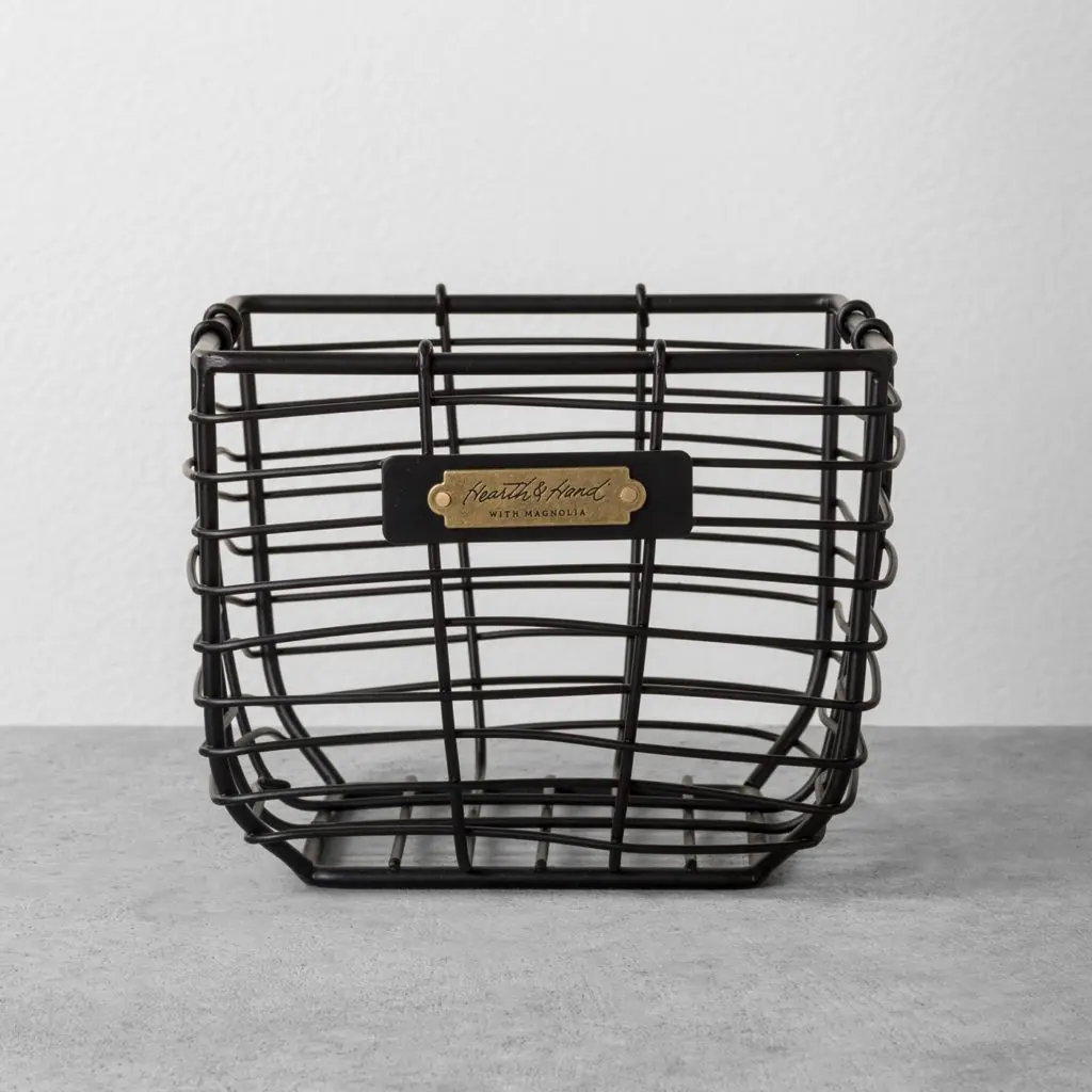 Magnolia-Wire-Bin-Black1 - Cats & Coffee Wire Bin Black - Hearth & Hand with Magnolia (.99, .99) from Target