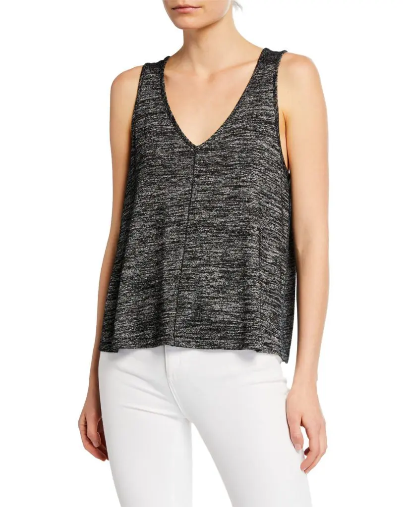 Neiman Marcus May Sale Rag & Bone Heather Tank1 - Cats & Coffee Neiman Marcus May Sale Rag & Bone Heather Tank in gray-black heather