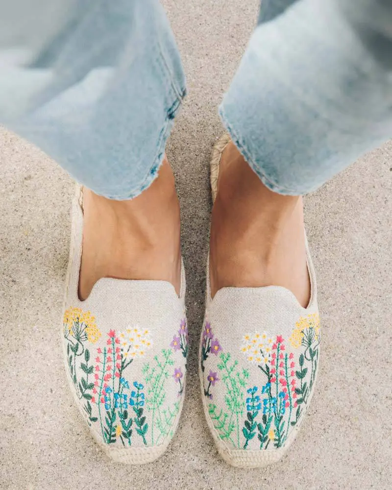 Soludos-Wildflower-Mules1 - Cats & Coffee Soludos Wildflowers Espadrille Mule