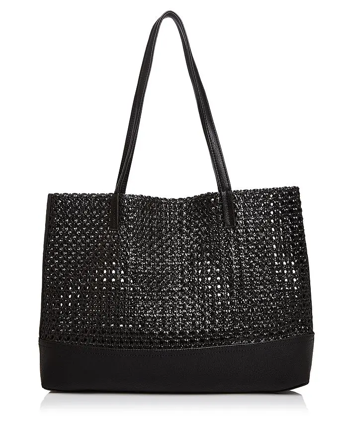 Aqua-Woven-Tote1 - Cats & Coffee