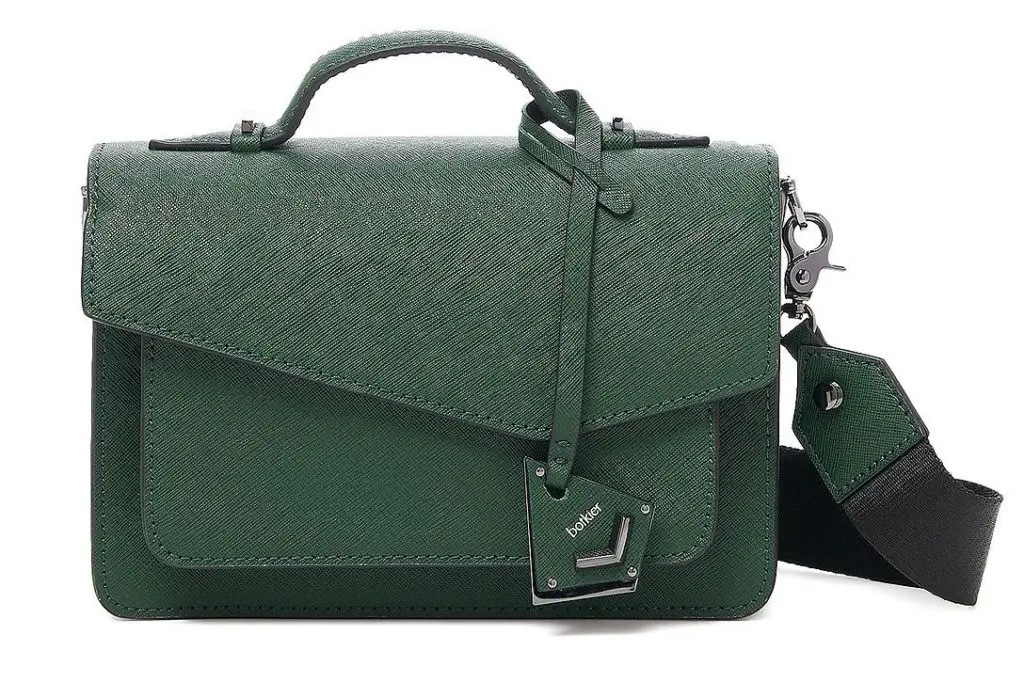 BOTKIER-Cobble-Hill-Leather-Crossbody - Cats & Coffee Botkier Cobble Hill Leather Crossbody in green