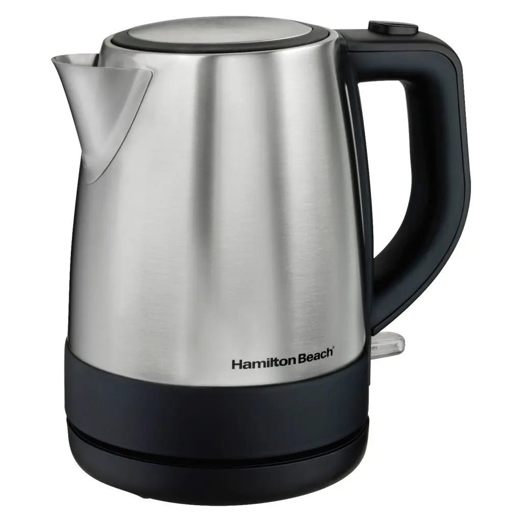 Hamilton-Beach-1L-Electric-Kettle-Stainless-40978 - Cats & Coffee Hamilton Beach 1L Electric Kettle - Stainless 40978