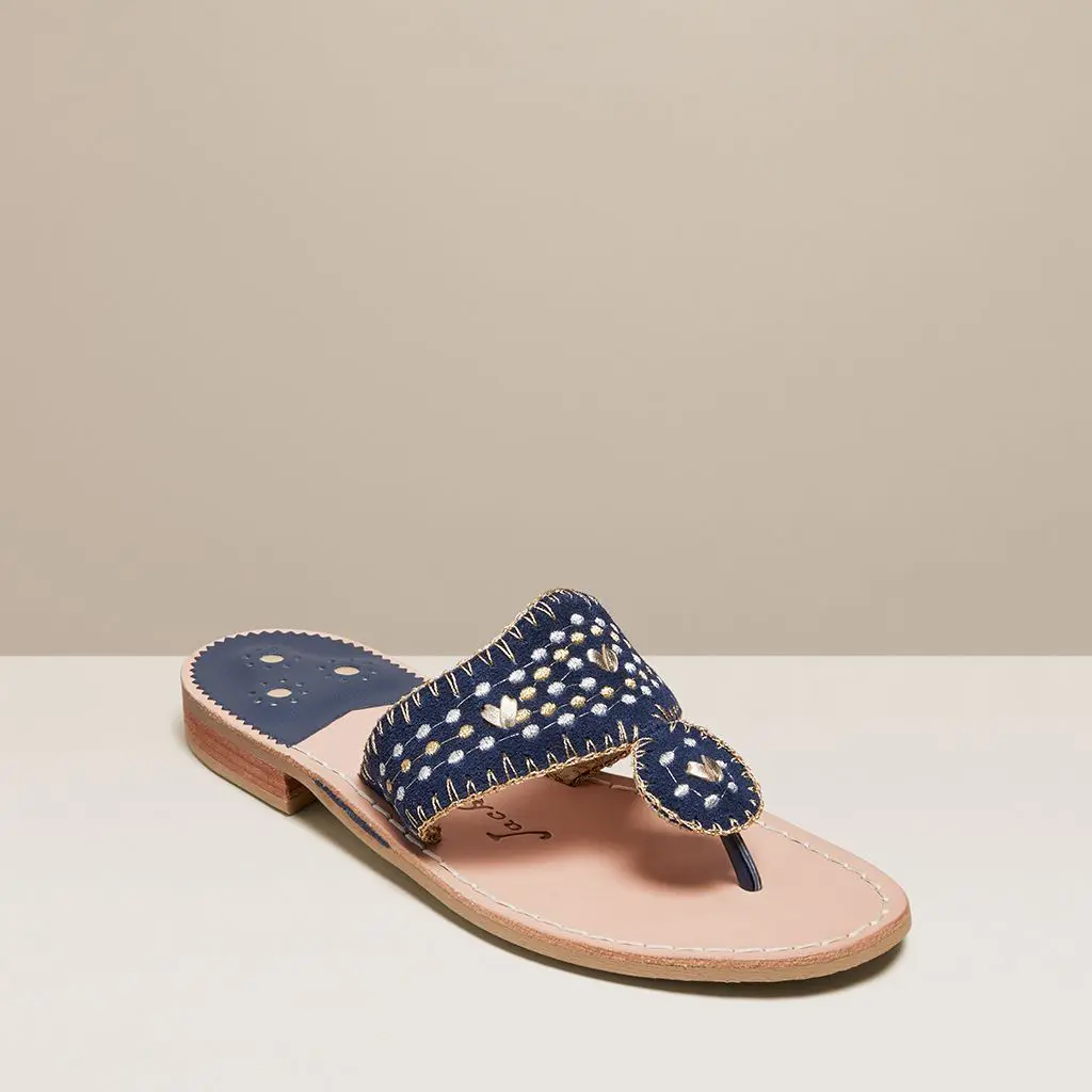 Jack-Rogers-Crochet-Navy - Cats & Coffee Jack-Rogers-Crochet-Navy