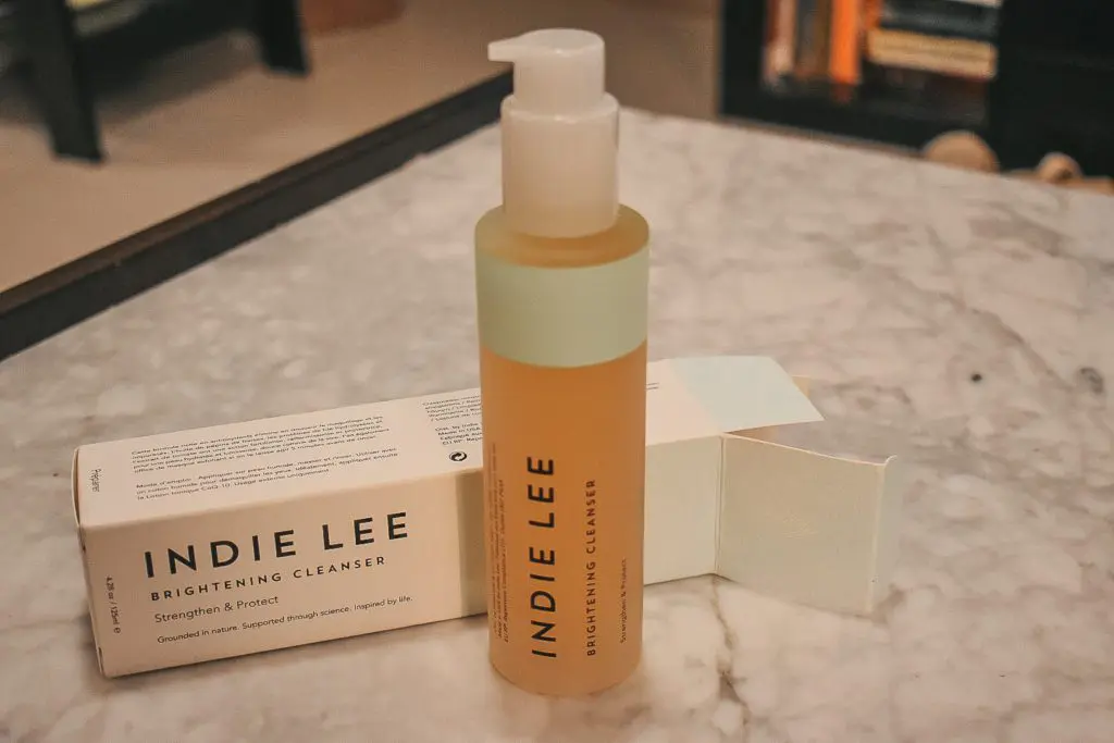 Indie-Lee-Brightening-Cleanser-photo-by-Christine-Csencsitz2 - Cats & Coffee I am pretty particular about face washes, but Indie Lee's Brightening Cleanser has left me truly impressed. Read why I'm loving this fruity face wash here!
