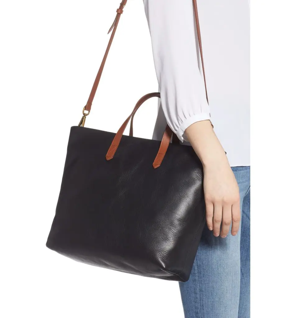 Madewell-Transport-Tote1 - Cats & Coffee Madewell Zip Top Transport Tote