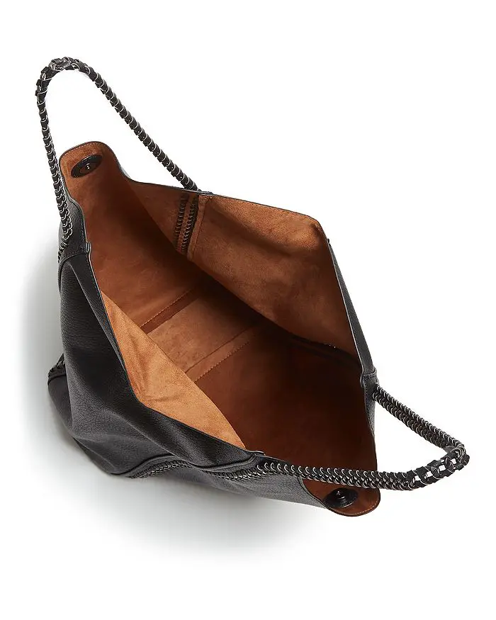 Street-Level-Chain-Link-Trimp-Large-Tote1 - Cats & Coffee Street Level Chain Link Trim Large Tote
