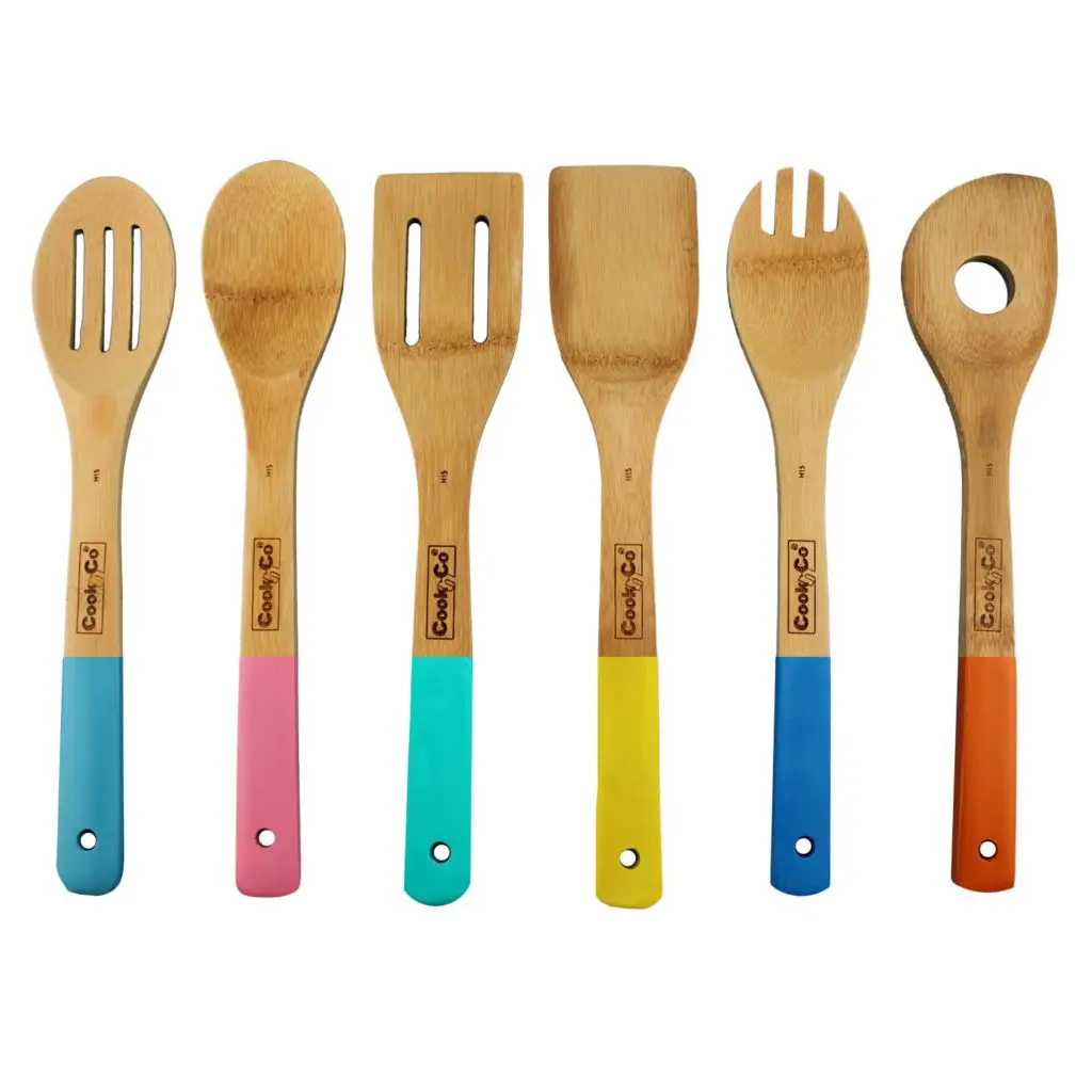 Target Bamboo Cooking Utensils2 - Cats & Coffee Berghoff Bamboo Cook 6pc Kitchen Spoon Set