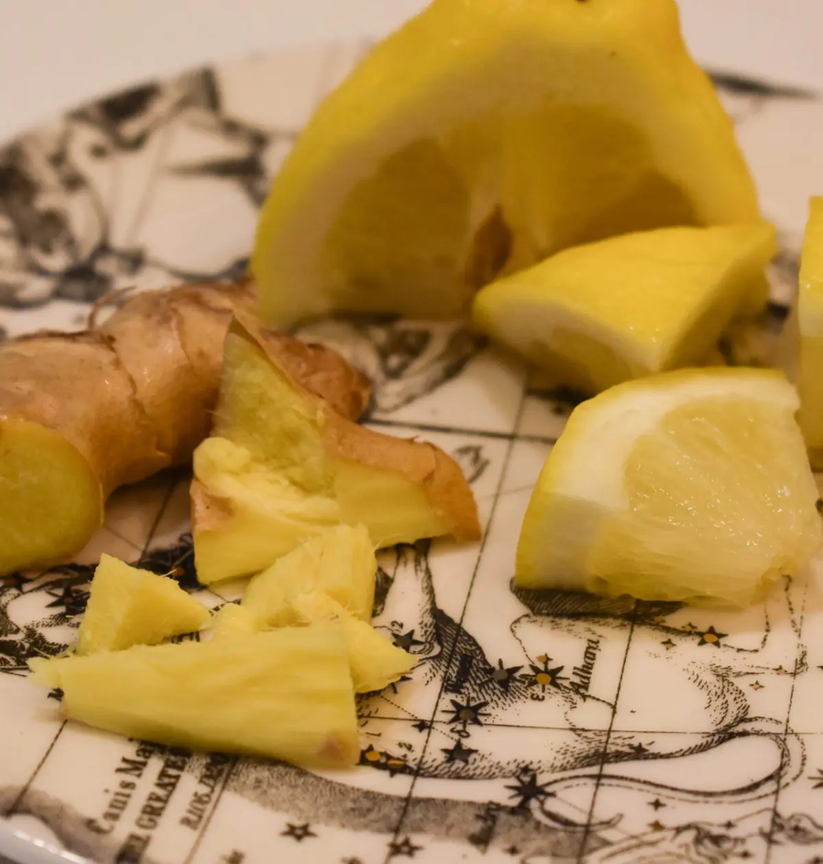 Lemon Ginger Tea2 - Cats & Coffee Lemon and Ginger, photo by Christine Csencsitz