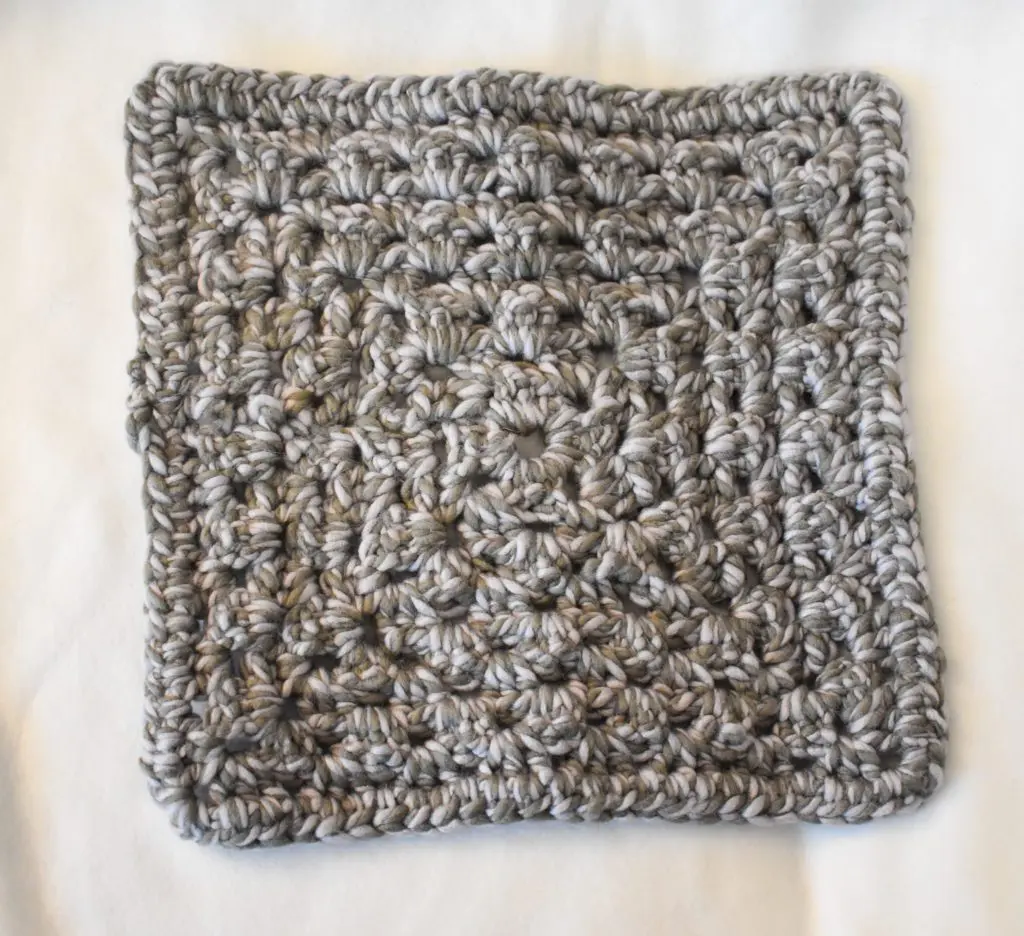 Charcoal-Sky-Cat-Mat5 - Cats & Coffee Charcoal Sky Crochet Cat Mat -- Small Granny Square Style Pet Blanket in Grays with Blue Undertones