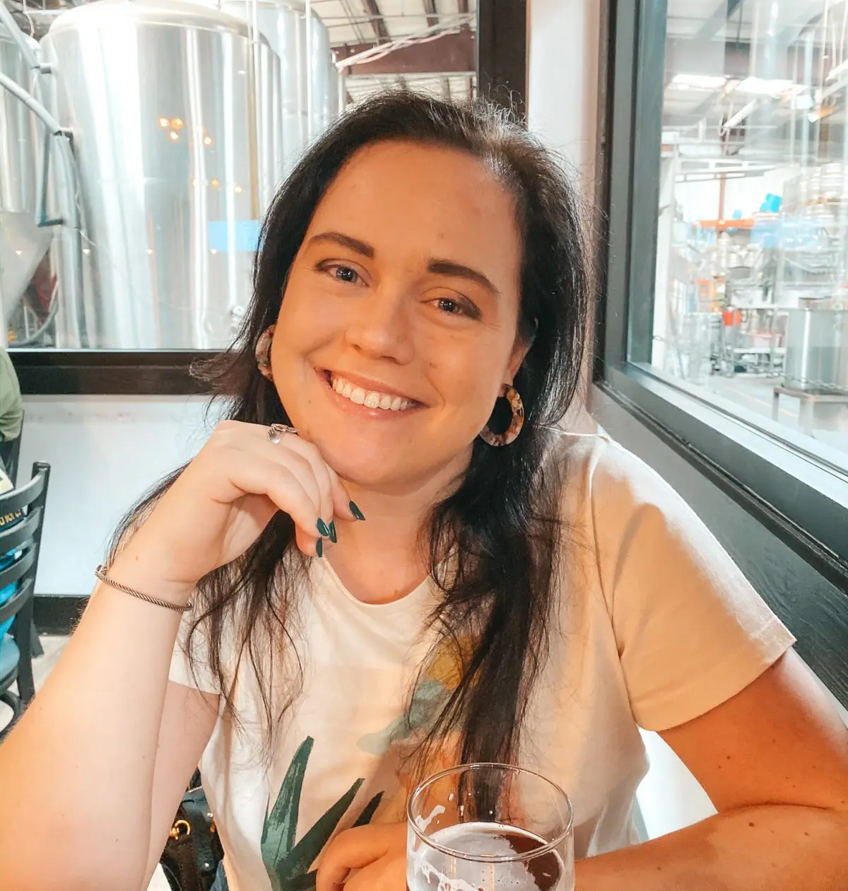 Christine Csencsitz, photographed at Due South Brewing in Boynton Beach, Florida