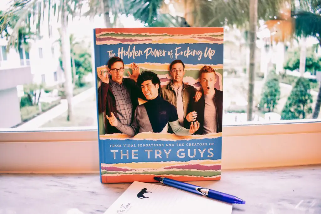 Book Review: The Hidden Power of F*cking Up, by the Try Guys5 - Cats & Coffee Book Review: The Hidden Power of F*cking Up, by the Try Guys