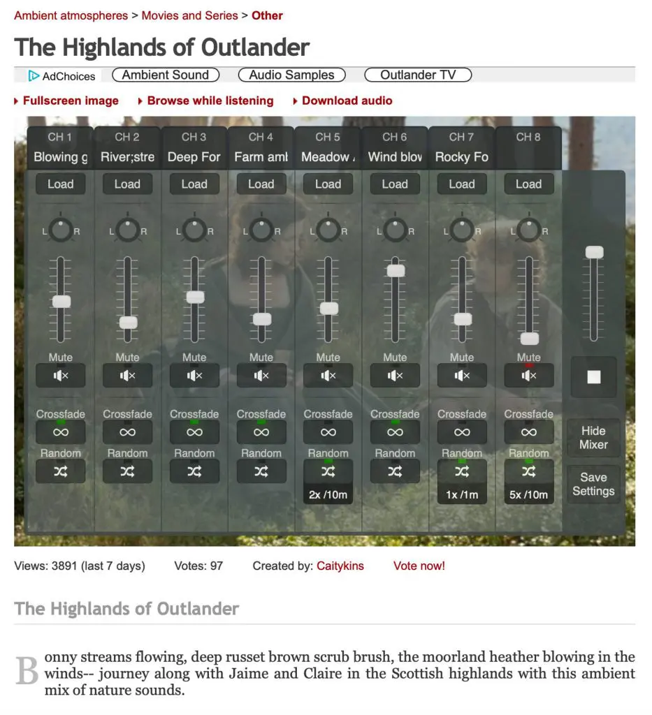 The-Highlands-of-Outlander-Ambient-Mixer1 - Cats & Coffee
