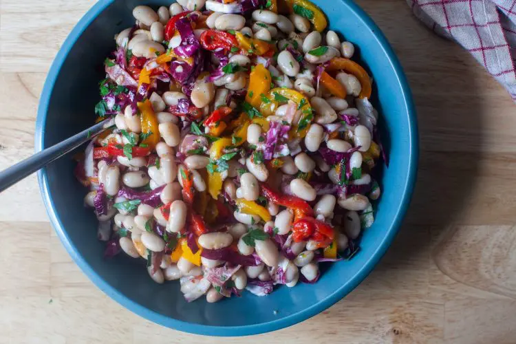 Beach-Bean-Salad-from-the-Smitten-Kitchen - Cats & Coffee Beach Bean Salad, from the Smitten Kitchen