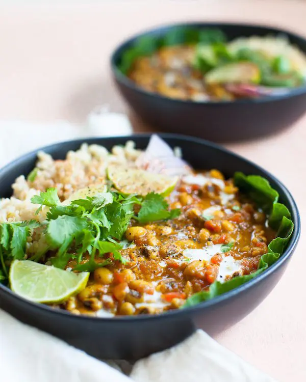 Sweet-Potato-Black-Eyed-Pea-Curry-from-Jenné-Clairborne-of-Sweet-Potato-Soul- - Cats & Coffee Sweet Potato Black-Eyed Pea Curry, from Jenné Clairborne of Sweet Potato Soul