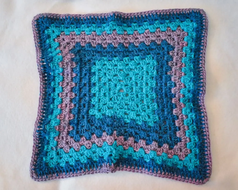 Blue-Purple-Variegated-Cat-Mat-Small-Cat-Bed-Blanket - Cats & Coffee