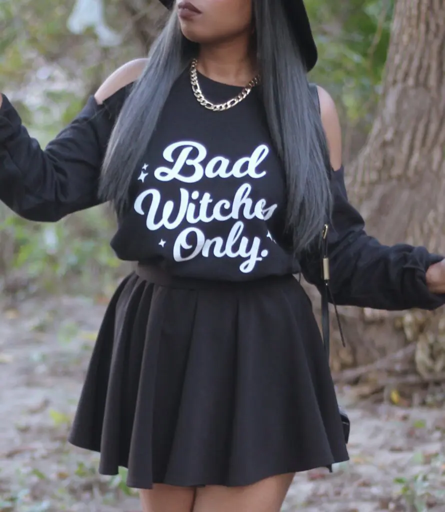 Favorite-Finds-from-Adorned-by-Chibad-witches-only-unisex-sweatshirt-4316374958124 - Cats & Coffee Adorned by Chi: Why I Love this Lifestyle Brand for Misfits and Magical Girls
