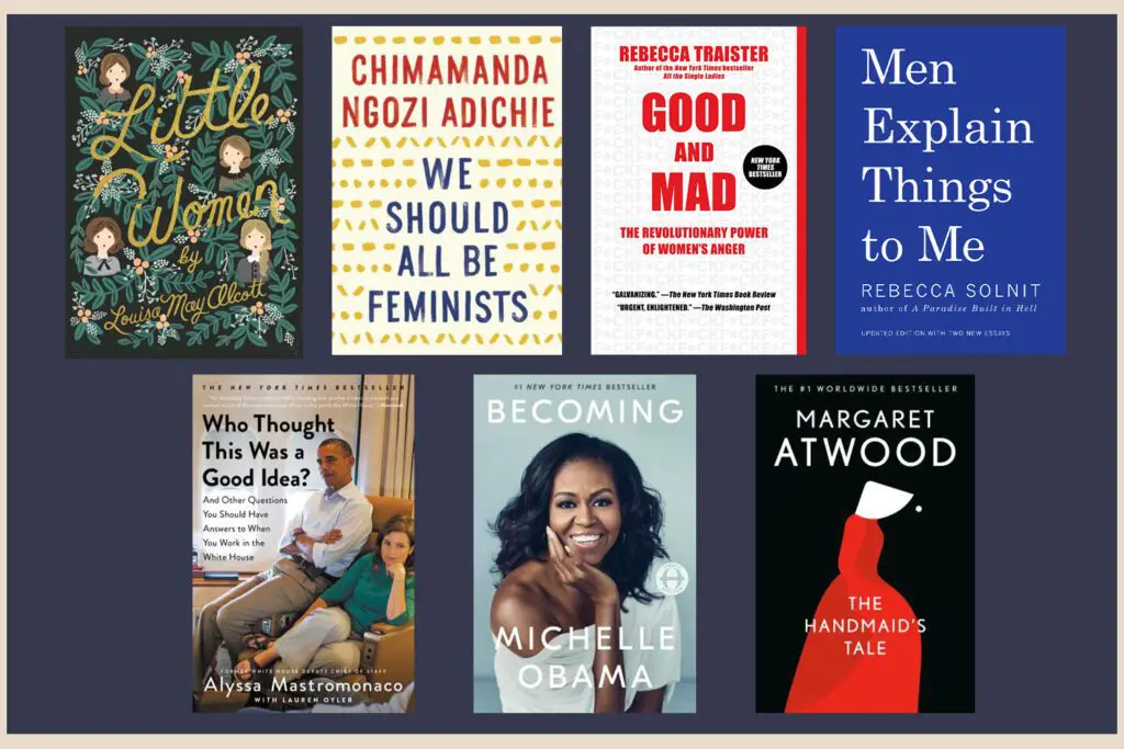 Feminist-Books-to-Get-You-Motivated-for-the-2020-Presidential-Election-Graphic - Cats & Coffee