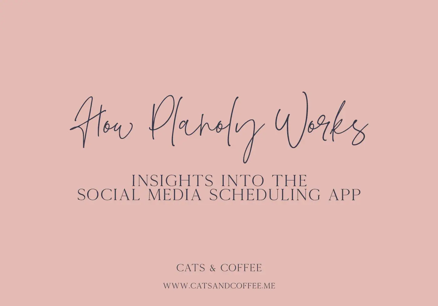 How Planoly Works for Social Media Scheduling - a Planoly App Review - Cats & Coffee - Cats & Coffee Planoly is a user-friendly visual planning tool for Instagram. Read about how Planoly works and check out my full Planoly review here!