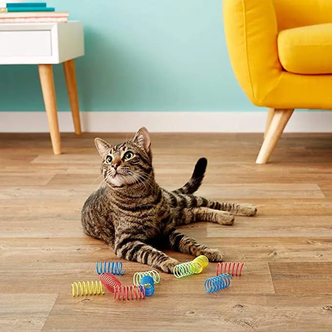 Cat-Mom-Life-Great-Affordable-Cat-Toys - Cats & Coffee Wide-Gauge Spring Toys