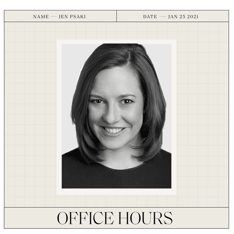 Jen-Psaki-On-Becoming-Bidens-Press-Secretary-And-Her-Best-Career-Advice-Madison-Feller-for-Elle - Cats & Coffee