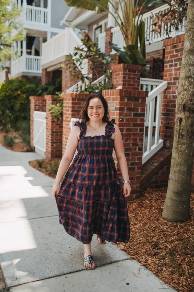 Christine Csencsitz with the Hill House Ellie Nap Dress1 - Cats & Coffee