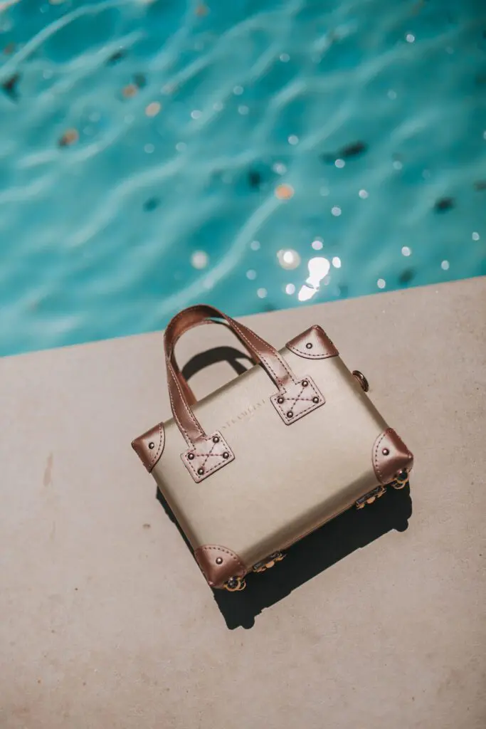 Christine Csencsitz with the SteamLine Luggage Alchemist Mini4 - Cats & Coffee