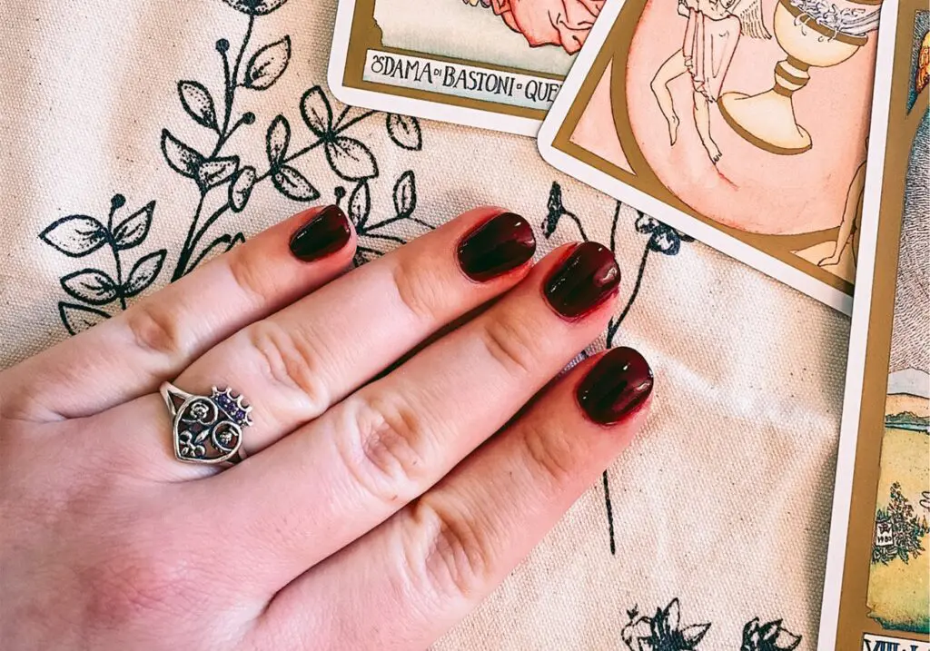 Fall Nail Colors - Cats & Coffee - Cats & Coffee OPI Malaga Wine - dark fall nail polish color