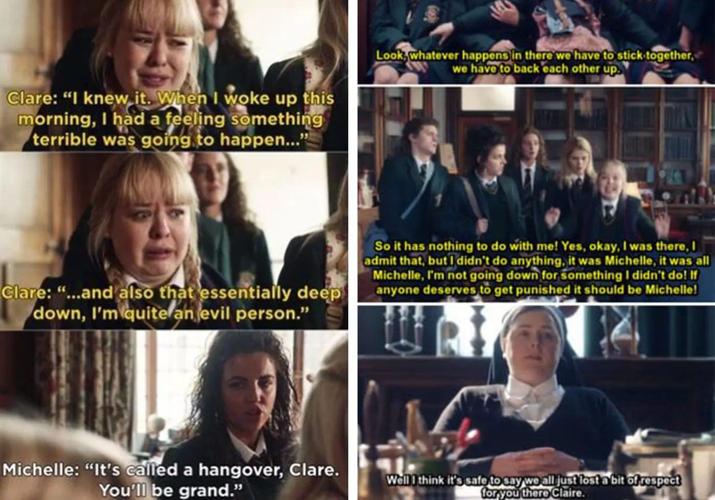Derry Girls Grid 1 - Cats & Coffee Derry Girls