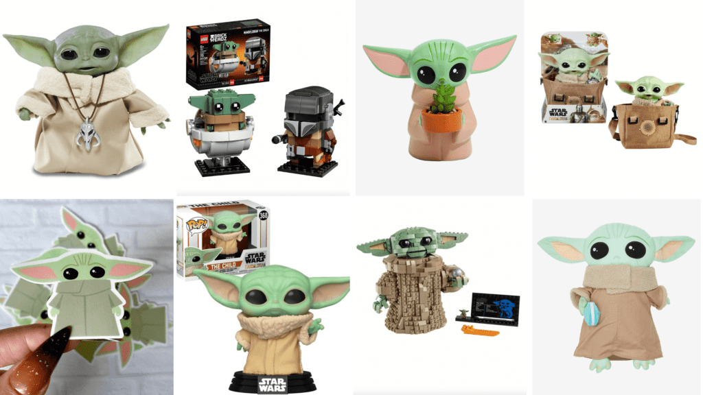 Figurines & Toys - Baby Yoda Finds Disney Baby Yoda Gifts - Cats & Coffee13 - Cats & Coffee The Mandalorian's Baby Yoda Wall Art, Planters, & Figurines