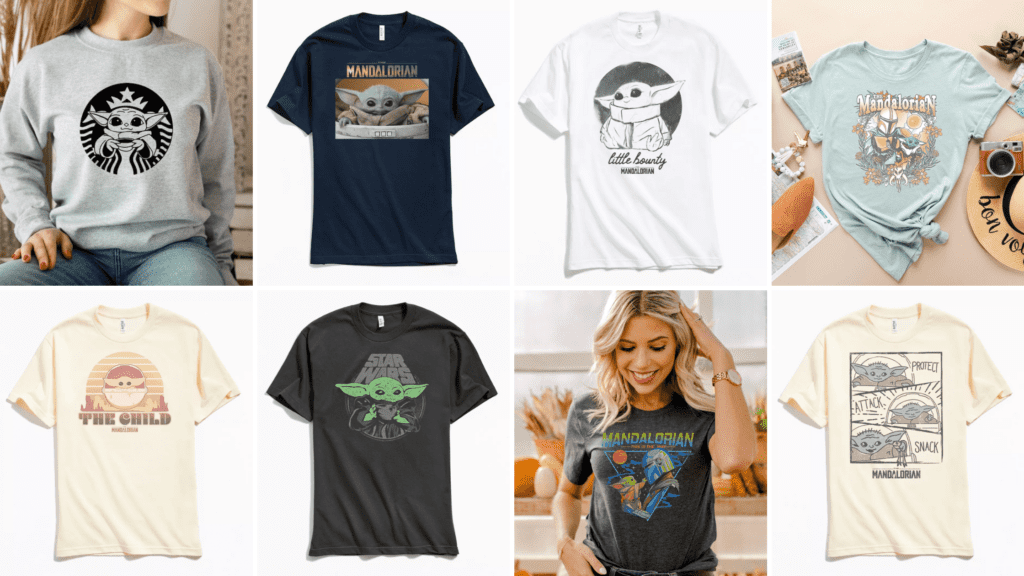 Style - Baby Yoda Women’s Clothing - Cats & Coffee11 - Cats & Coffee Grogu Star Wars Clothing & Accessories