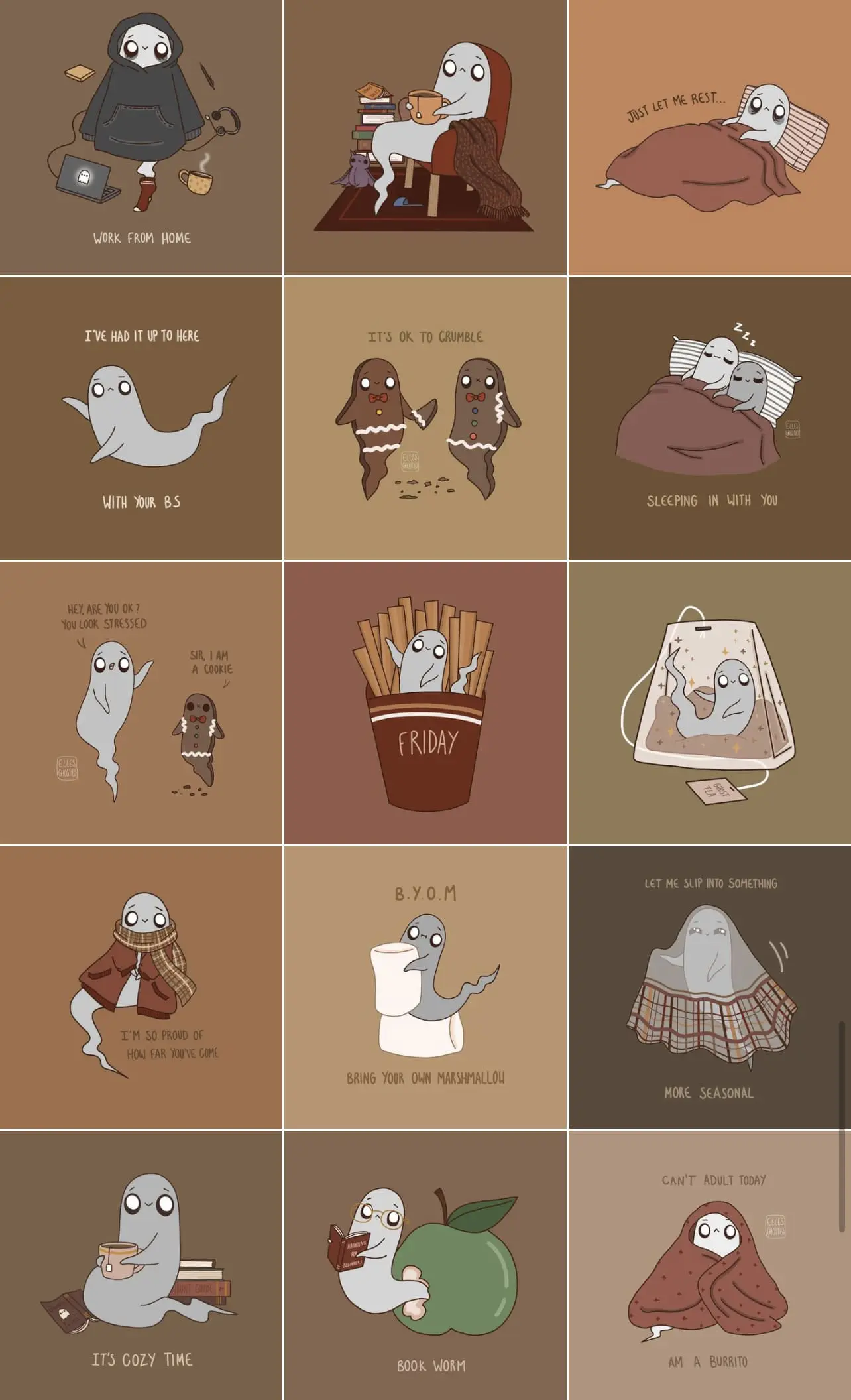 Instagram Account @ellesghosties - Cats & Coffee Instagram Account: @ellesghosties