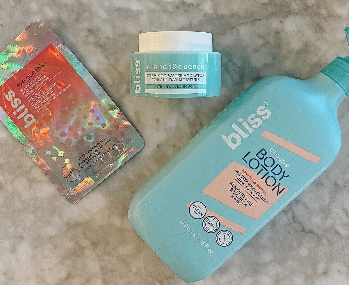 Bliss Skincare Product Review CP - Cats & Coffee Bliss Skincare Product Review