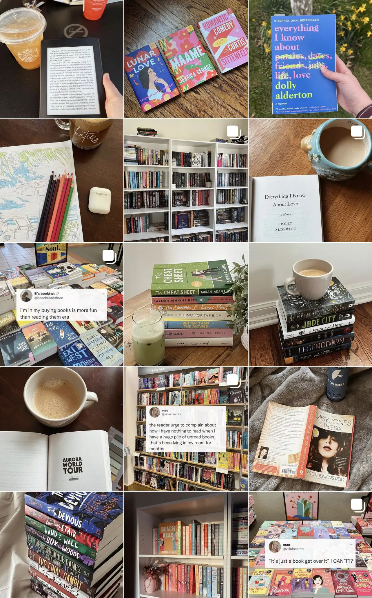 Instagram Account @paperbacksandicedcoffee - Cats & Coffee Instagram Account:@paperbacksandicedcoffee