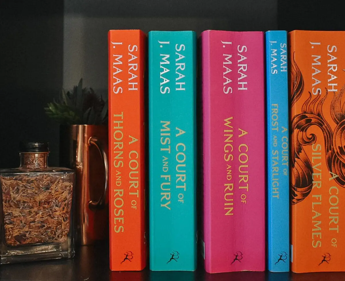 A Court of Thorns and Roses by Sarah J. Maas CP - Cats & Coffee A Court of Thorns and Roses book series by Sarah J. Maas CP