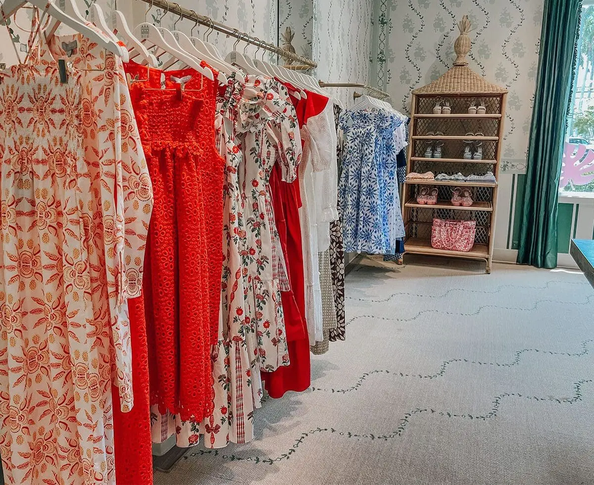 Nap Dress Shopping at Hill House Home in West Palm Beach