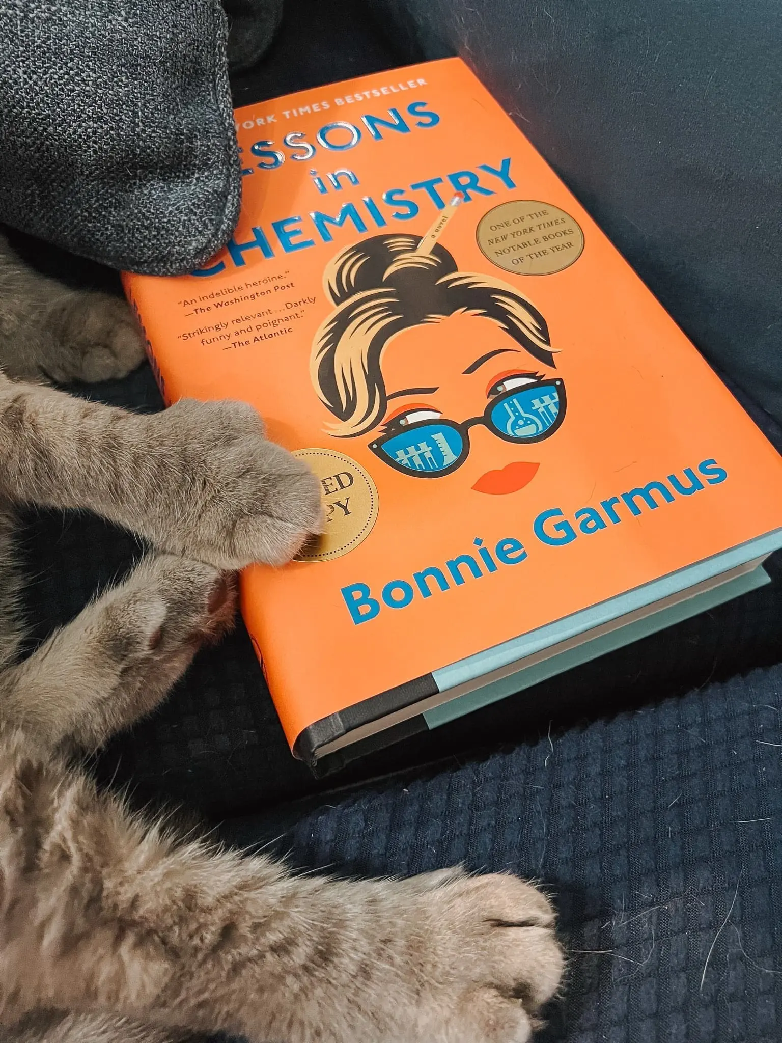 Olivia & Book1 - Cats & Coffee