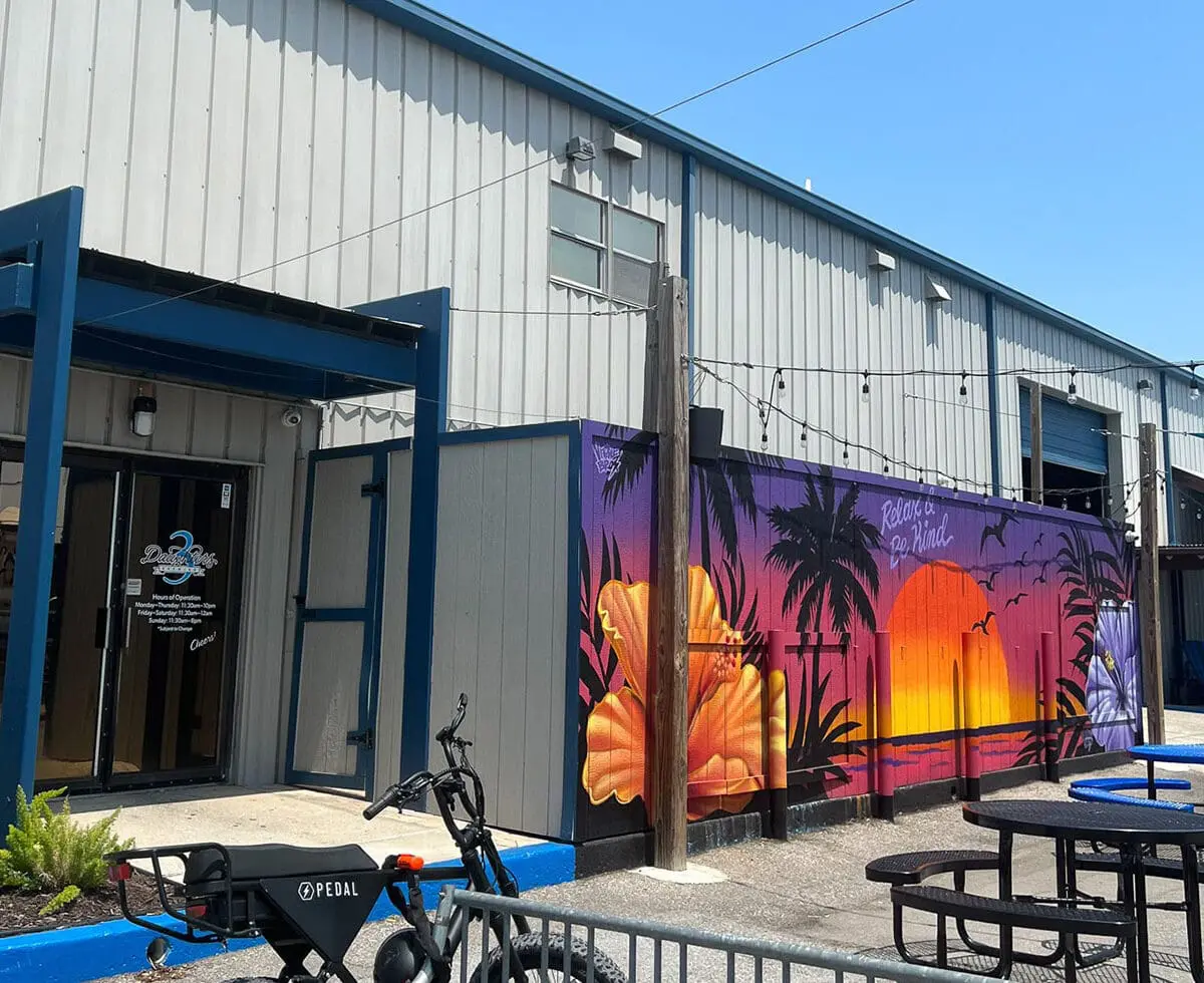 Three Daughters Brewery St. Pete Florida CP - Cats & Coffee Three Daughters Brewery St. Pete Florida
