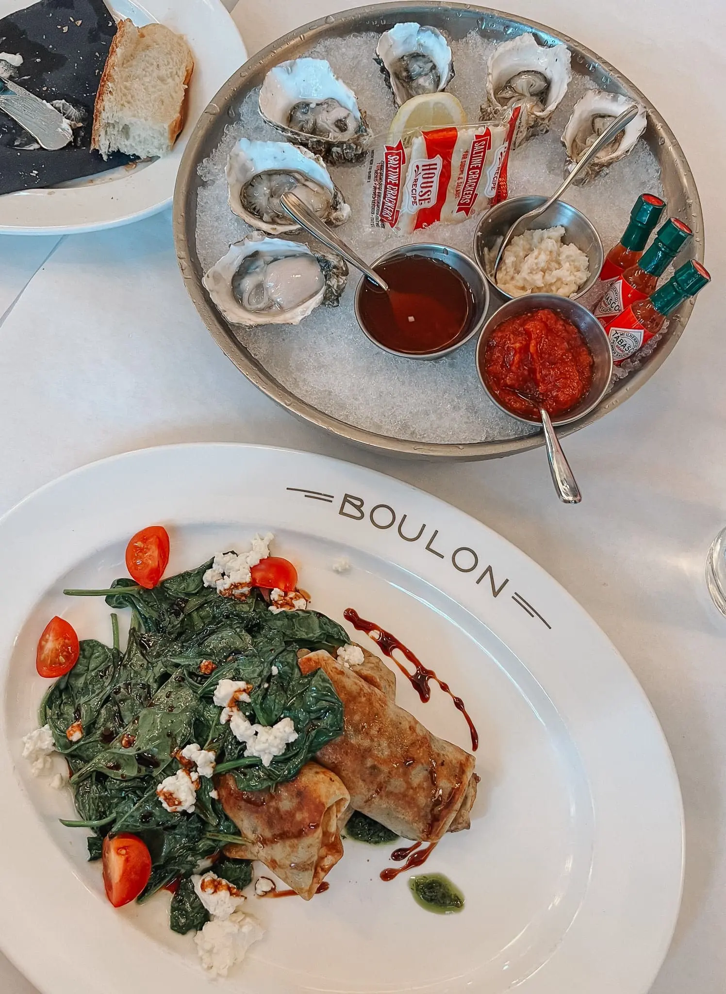 Boulon Brasserie & Bakery 14 - Cats & Coffee Oysters and ratatouille crepes
