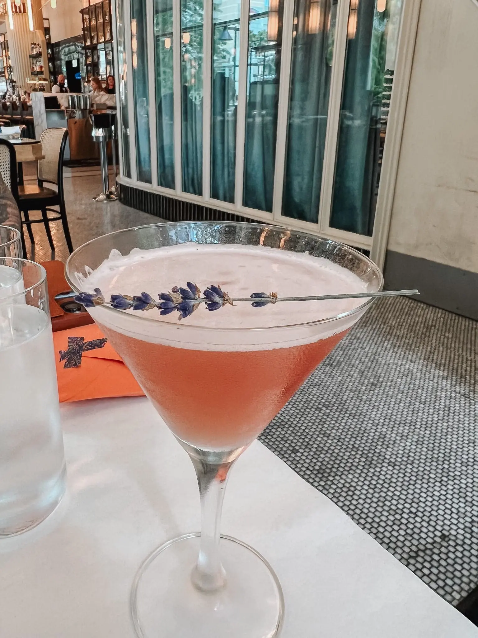 Boulon Brasserie & Bakery 6 - Cats & Coffee Lavender French Martini from Boulon