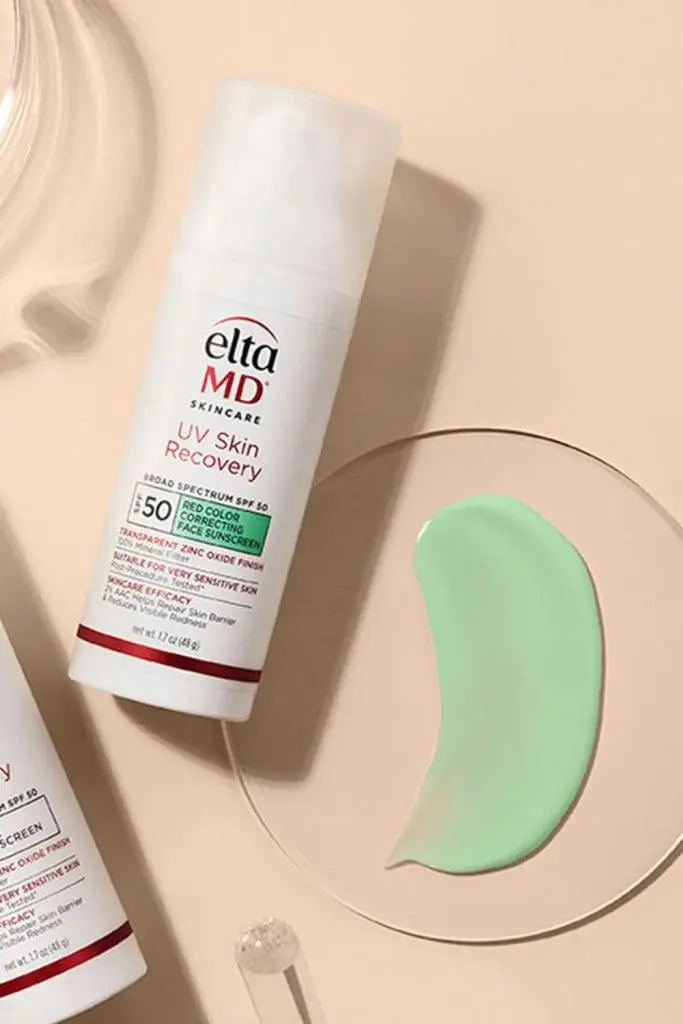 EltaMD UV Skin Recovery Red Color Correcting Green Tint Broad Spectrum SPF 50 - Cats & Coffee EltaMD UV Skin Recovery Red Color Correcting Green Tint Broad Spectrum SPF 50