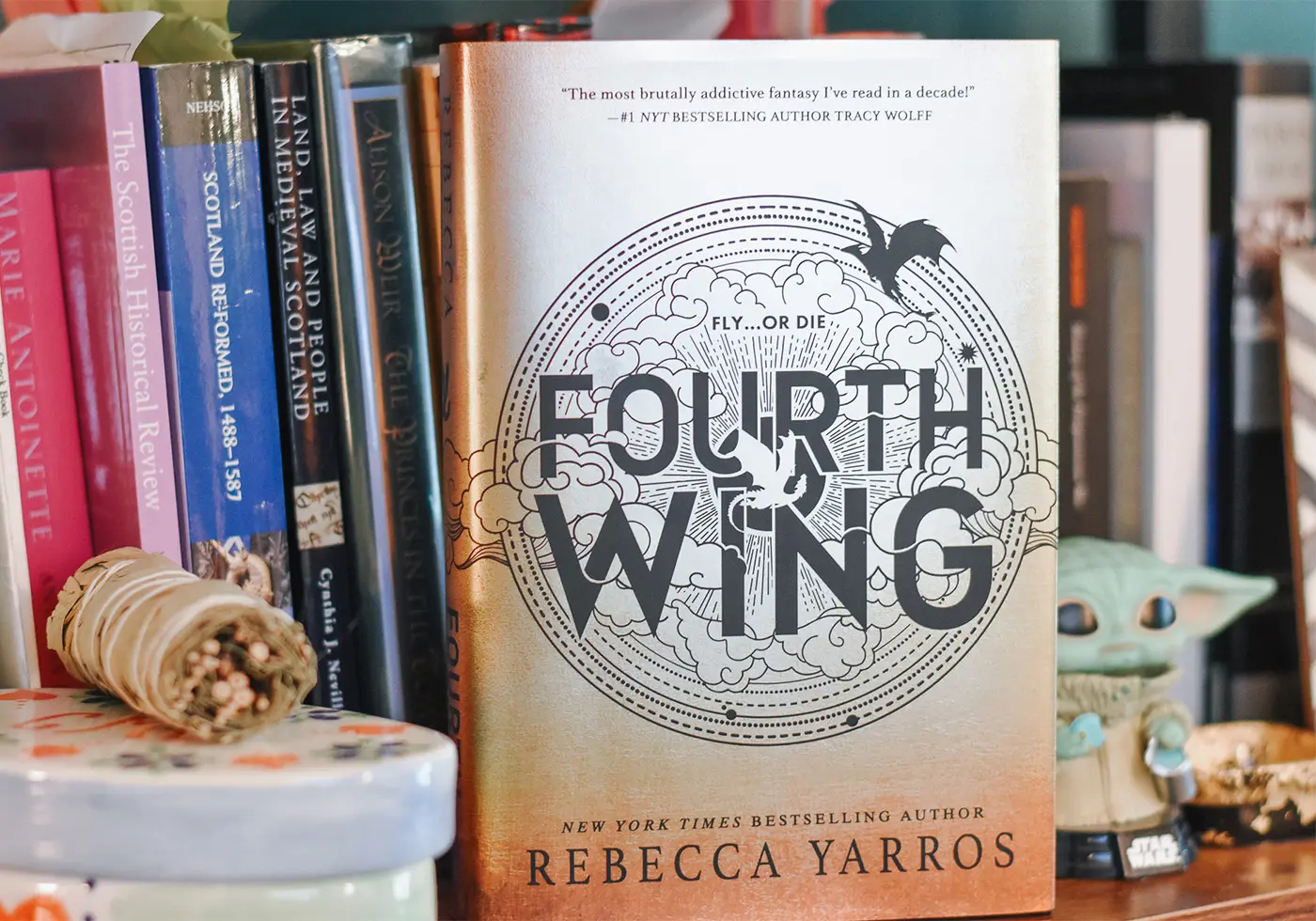 Fourth Wing by Rebecca Yarros CP - Cats & Coffee Fourth Wing (The Empyrean Book 1) by Rebecca Yarros